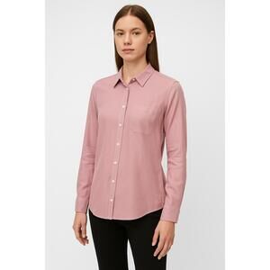 Marc OPolo Shirt Womens 36 Pink ButtonUp Long Sleeve Solid‎ Lyocell Classic
